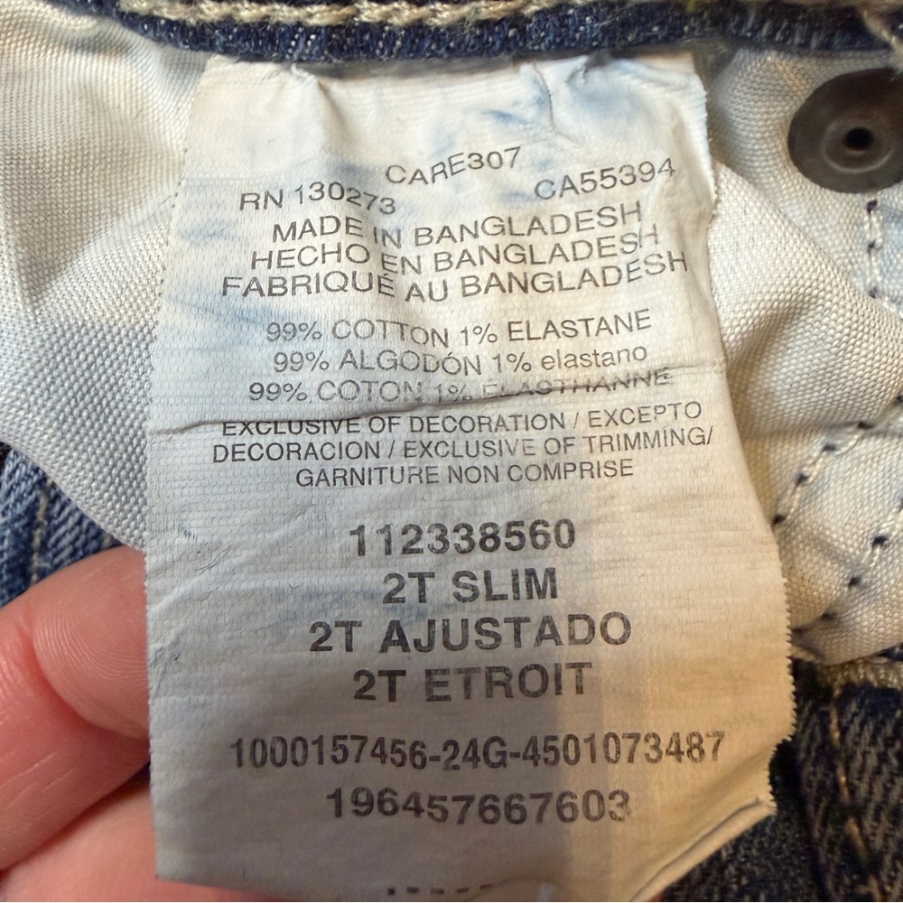Wrangler Kids 20X Classic Blue Jeans Kids 2T Slim - Picture 6 of 9